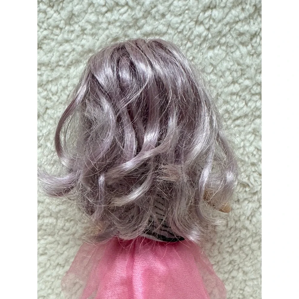 Barbie Fashionistas #54 Cool Petite Doll Lavender Hair Pink Tulle Skirt Mattel